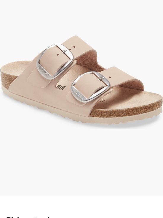 Birkenstock Shoes - Birkenstock Arizona Big Buckle Light Rose Minimalist Casual Sandals Size 40EUB
